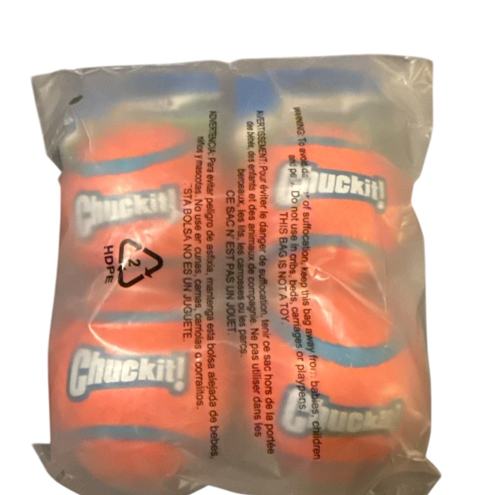 🐕ChuckIt! 4PK Orange Tennis Ball Toys for Dogs
